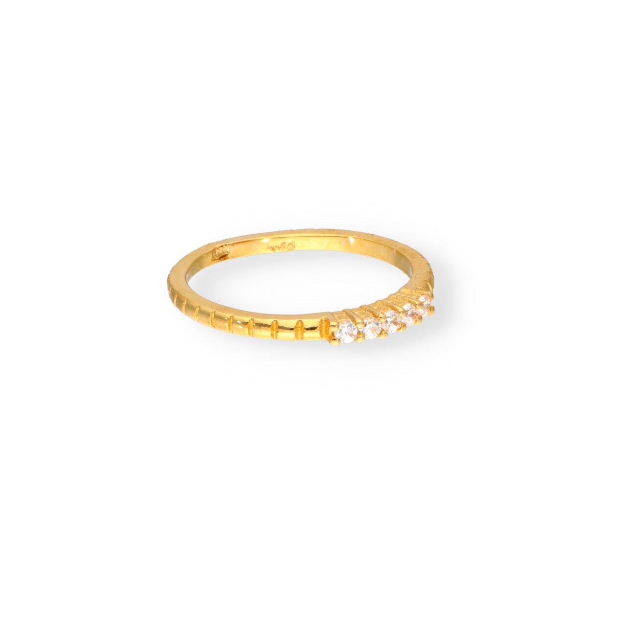 ANILLO ORO 9K 4 PIEDRAS - Imagen 3