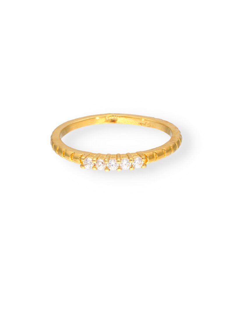 ANILLO ORO 9K 4 PIEDRAS