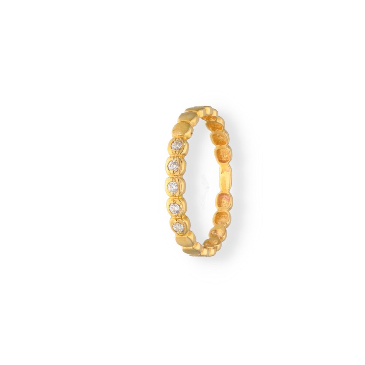 ANILLO REDONDO OXYDE ORO 9K - Imagen 2