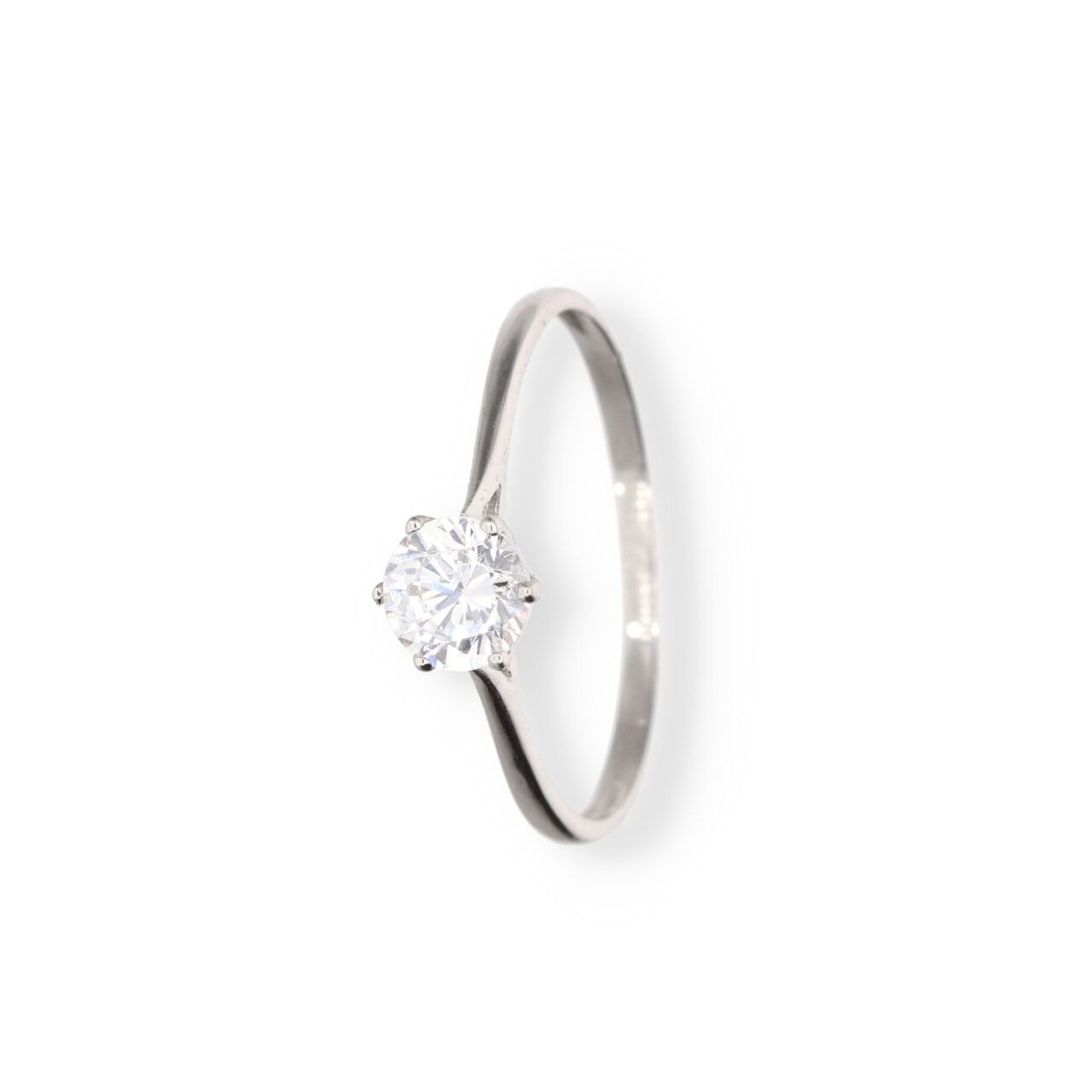 ANILLO SOLITARIO O/B 18K - Imagen 2