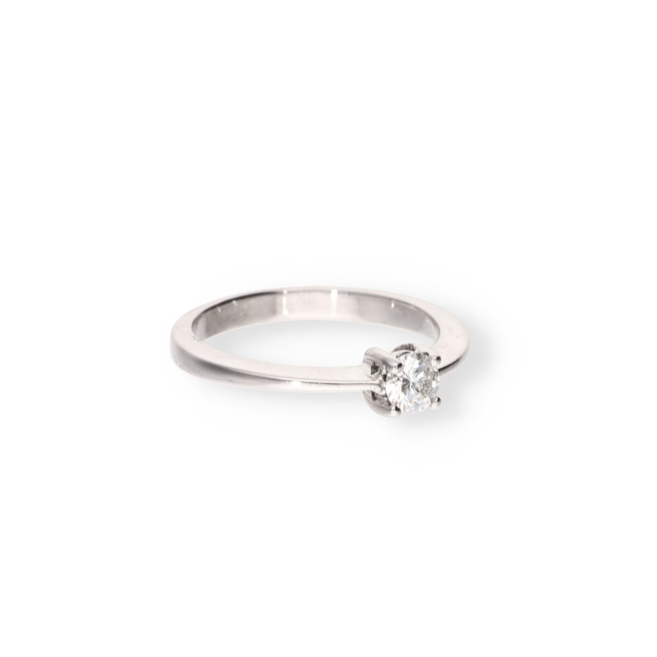 ANILLO SOLITARIO ORO BLANCO 18K  CIRCONITAS - Imagen 3