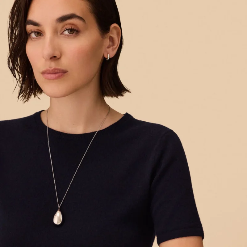 Collar largo DANAE-Plateado Agatha Paris