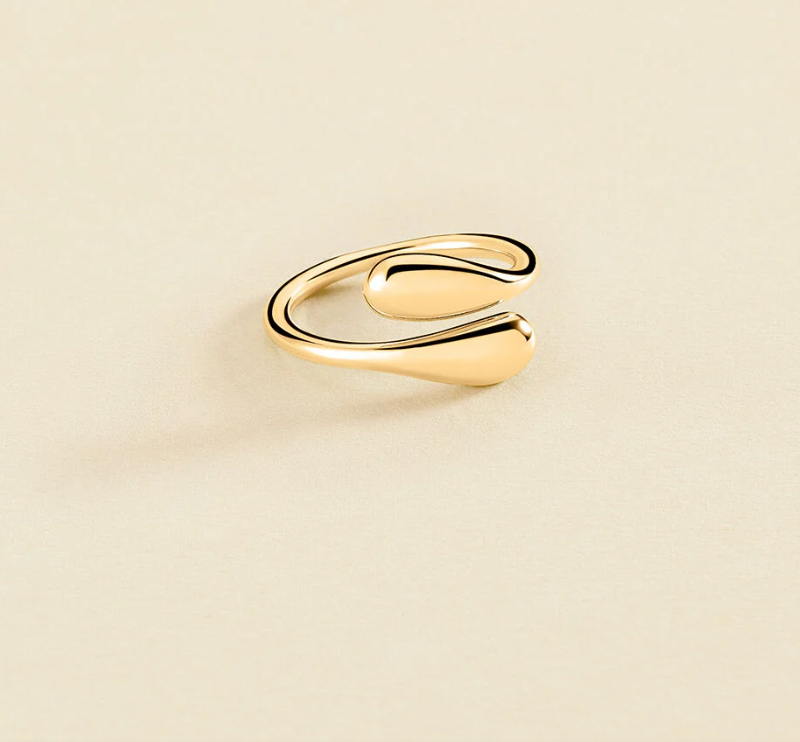 Anillo fino DANAE - Dorado Agatha Paris