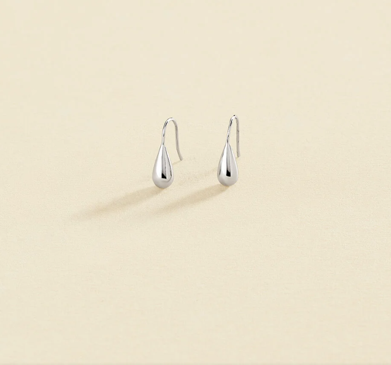 Pendientes largos DANAE - Plateado Agatha Paris