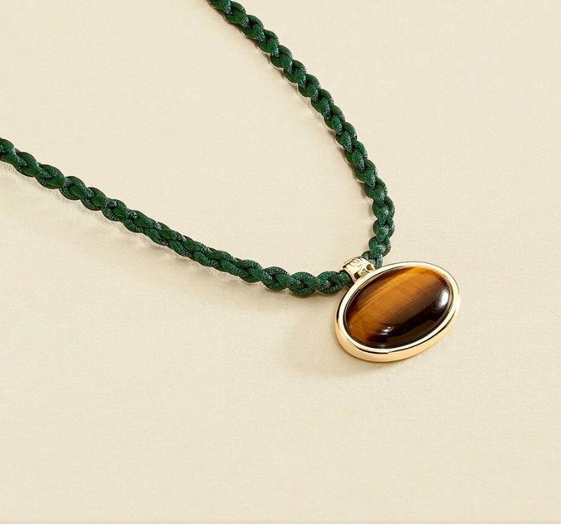 Collar corto RHEA - Tiger eye Agatha Paris