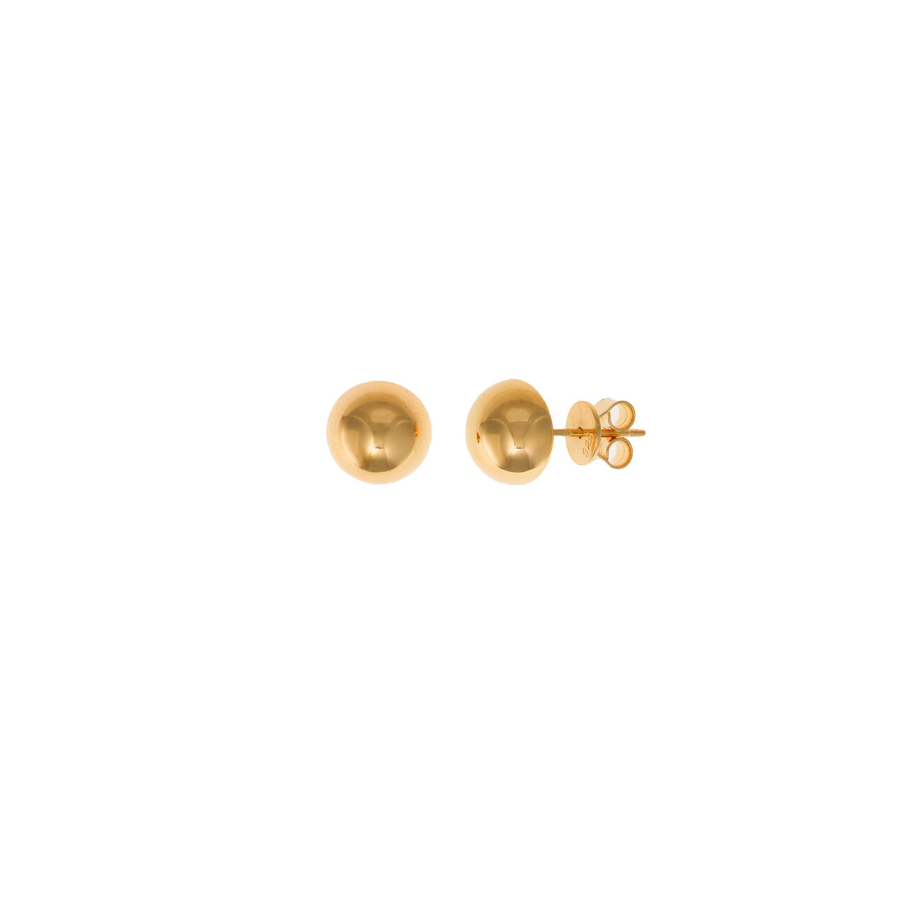 PENDIENTES PLATA CHAPADO DORADO CIRCULO SALVATORE