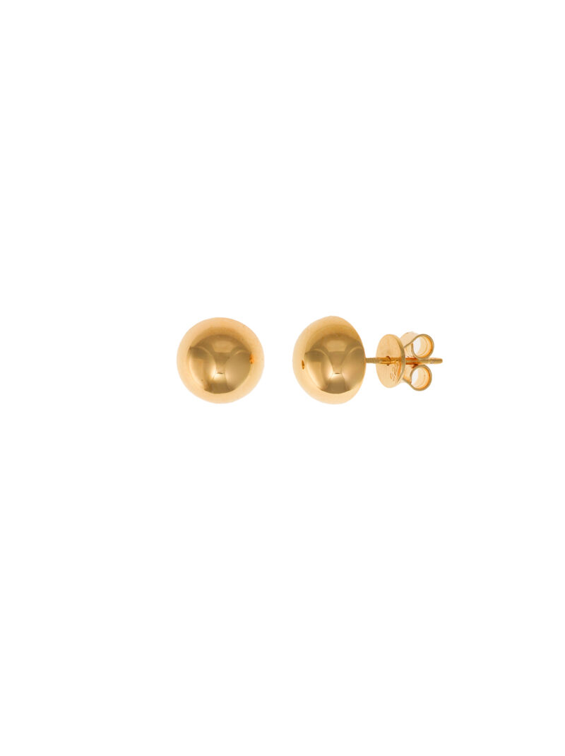 PENDIENTES PLATA CHAPADO DORADO CIRCULO SALVATORE