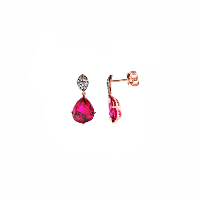 PENDIENTES PLATA CHAPADO DORADOS  SODALITA PIEDRA HIDRO SALVATORE