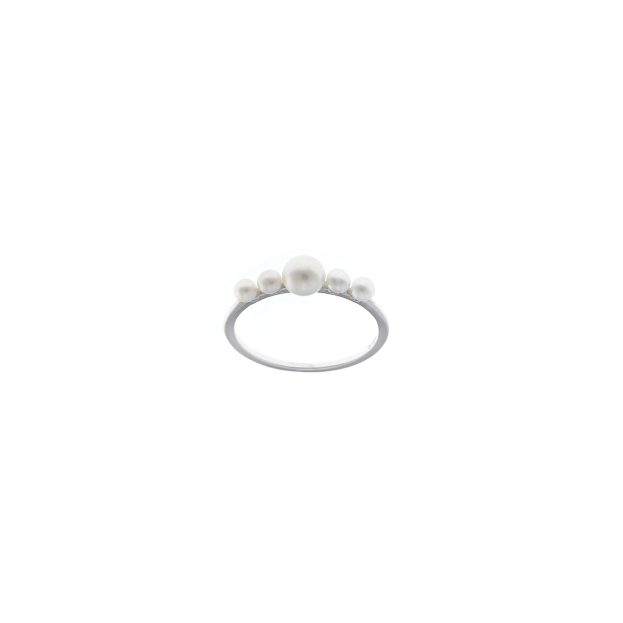 SORTIJA PLATA RODIO PERLAS DE AGUA DULCE SALVATORE