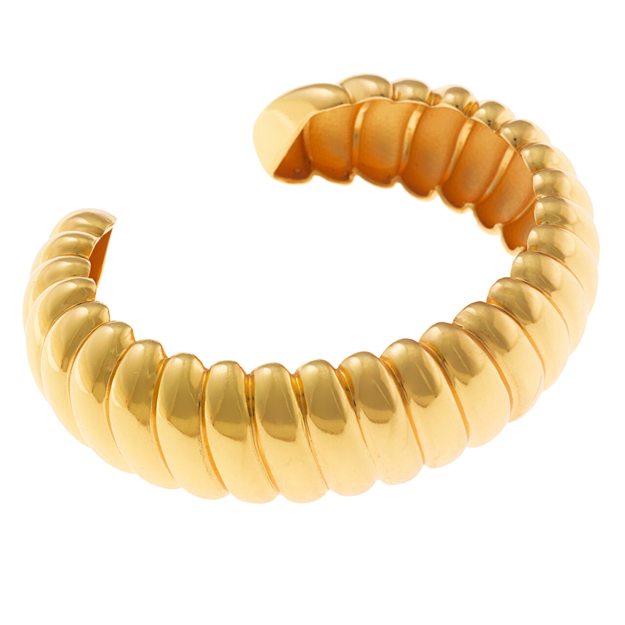 PULSERA METAL CHAPADO DORADO ABIERTO SALVATORE