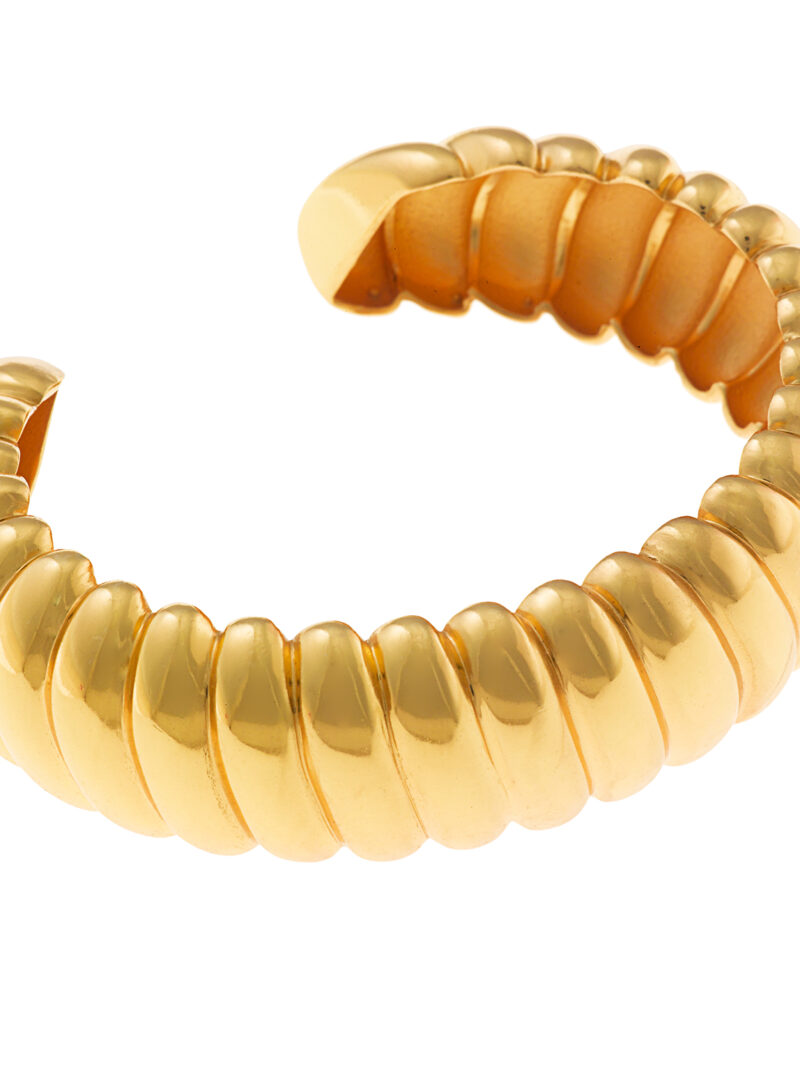 PULSERA METAL CHAPADO DORADO ABIERTO SALVATORE