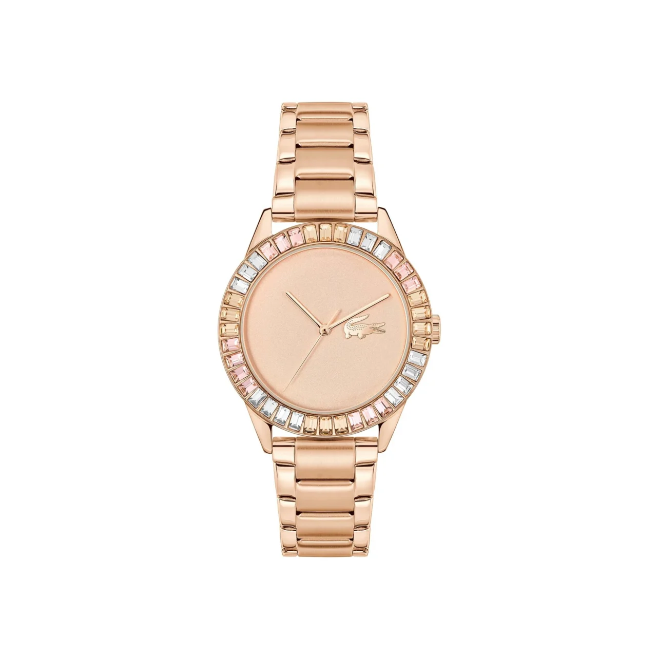 Reloj Lacoste de mujer  Ladycroc acero rosa