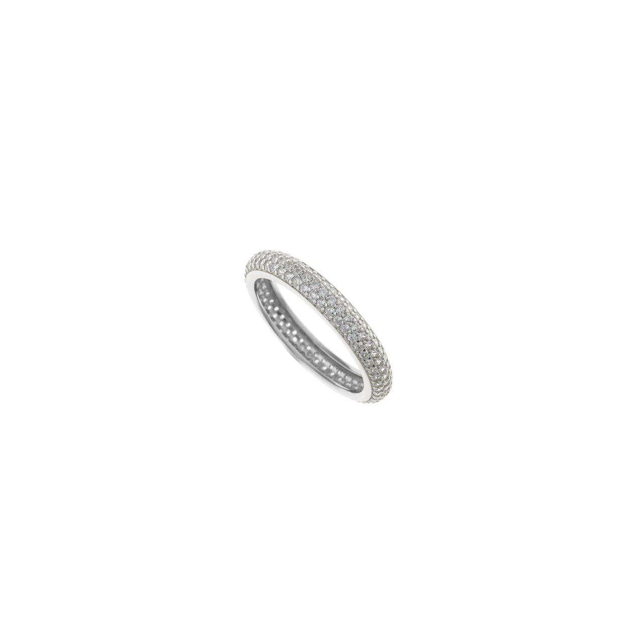 SORTIJA PLATA RODIO CIRCONITAS BLANCAS SALVATORE