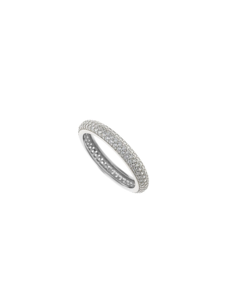 SORTIJA PLATA RODIO CIRCONITAS BLANCAS SALVATORE