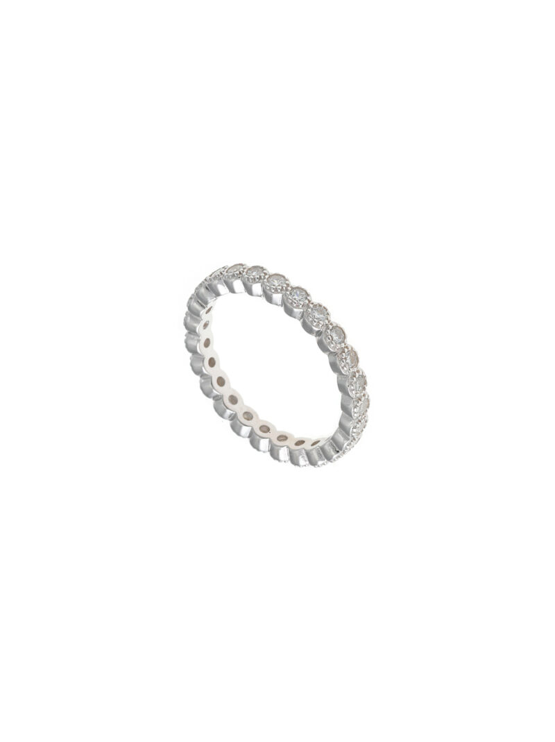 SORTIJA PLATA RODIO CIRCONITAS BLANCAS SALVATORE