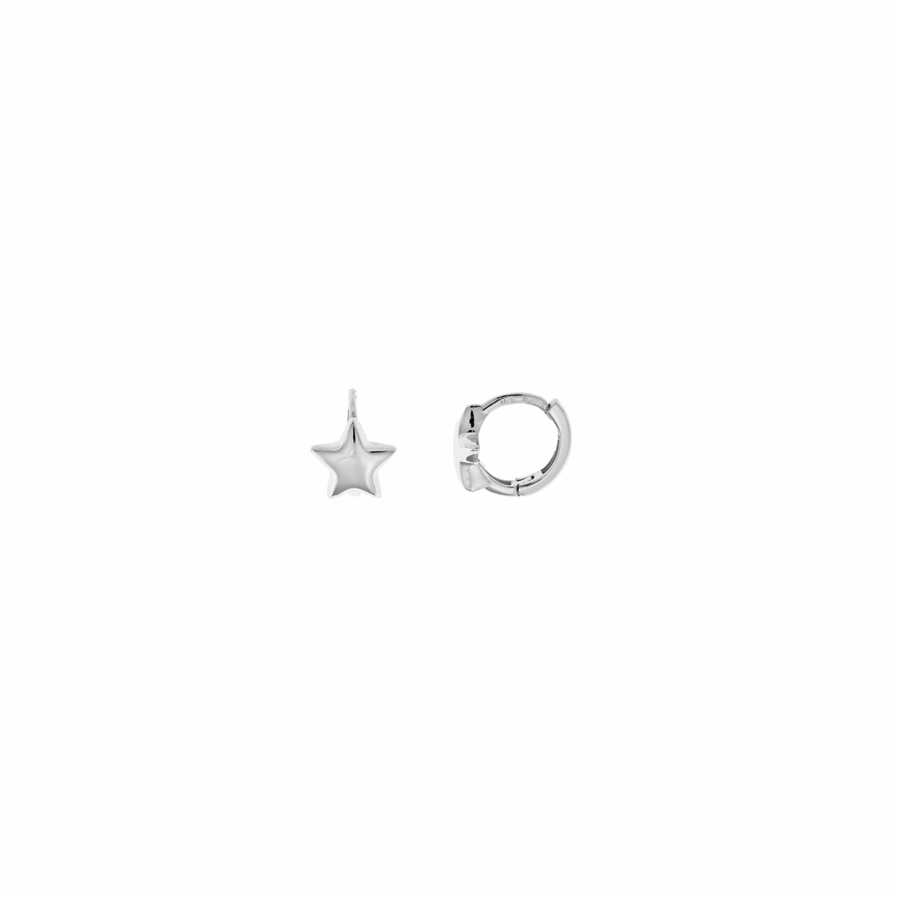PENDIENTES PLATA CHAPADO DORADO O PLATA ARO ESTRELLA LISA SALVATORE