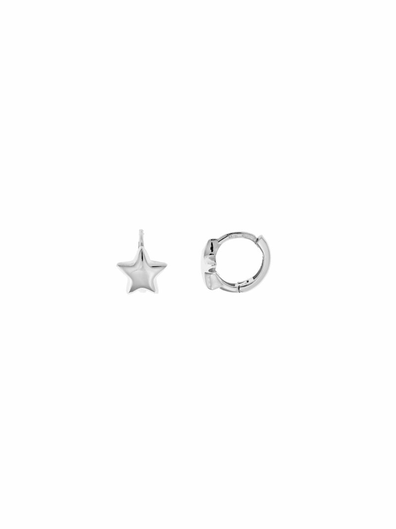 PENDIENTES PLATA CHAPADO DORADO O PLATA ARO ESTRELLA LISA SALVATORE