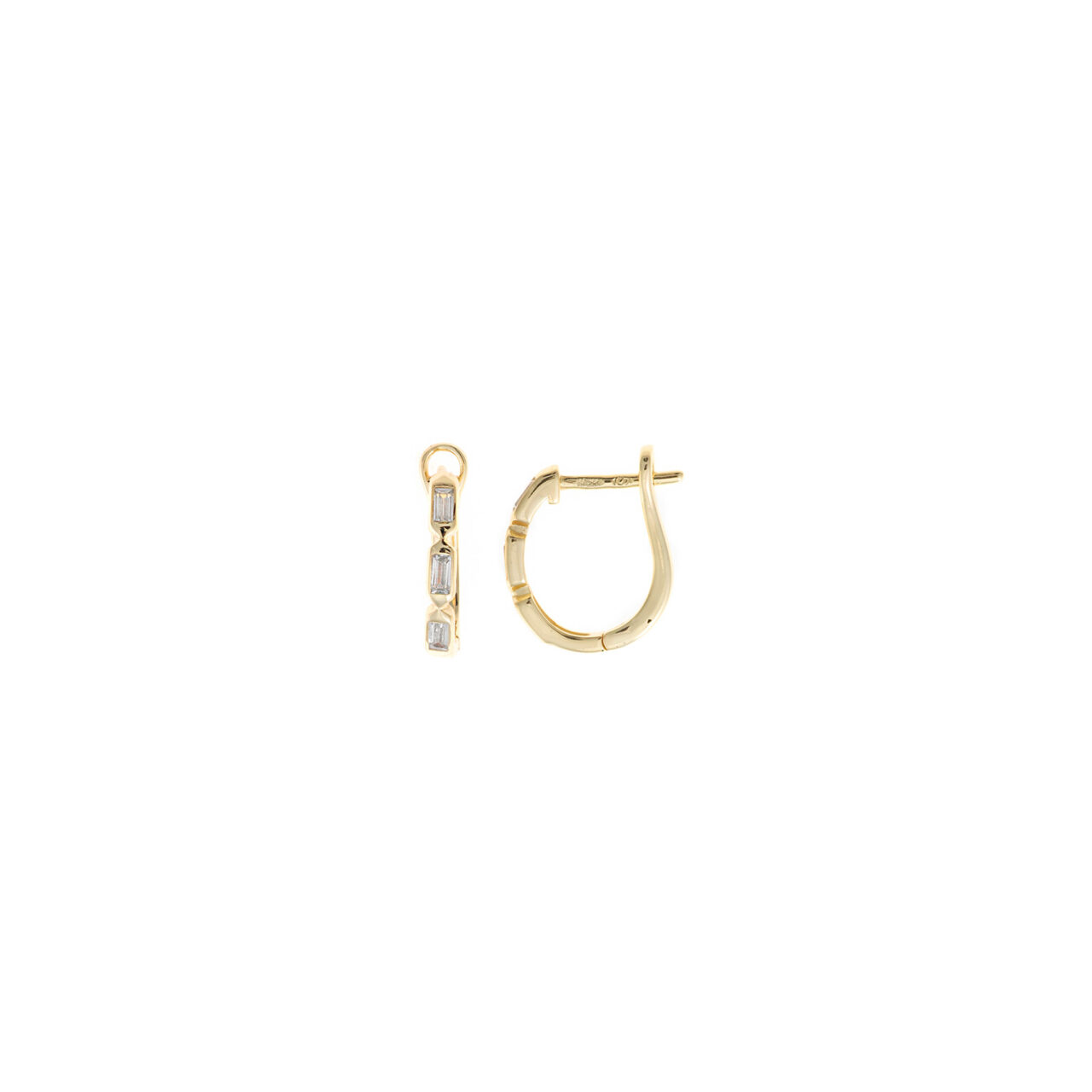 PENDIENTES PLATA CHAPADO DORADO ARO CIRCONITAS SALVATORE