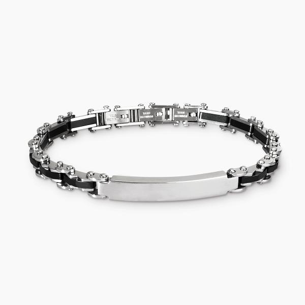 Pulsera de acero 316L PVD negro 2Jewels
