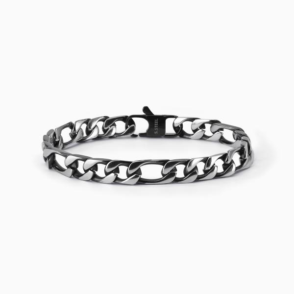 Pulsera de acero 316L PVD negro 2Jewels
