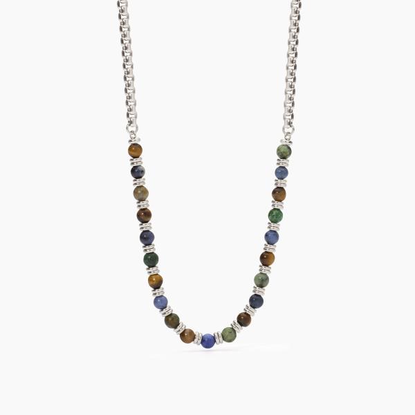 Collar de acero 316L piedras 2Jewels