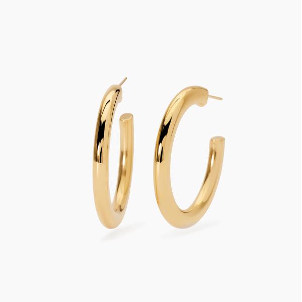 Pendientes de acero 304 PVD dorado 2Jewels