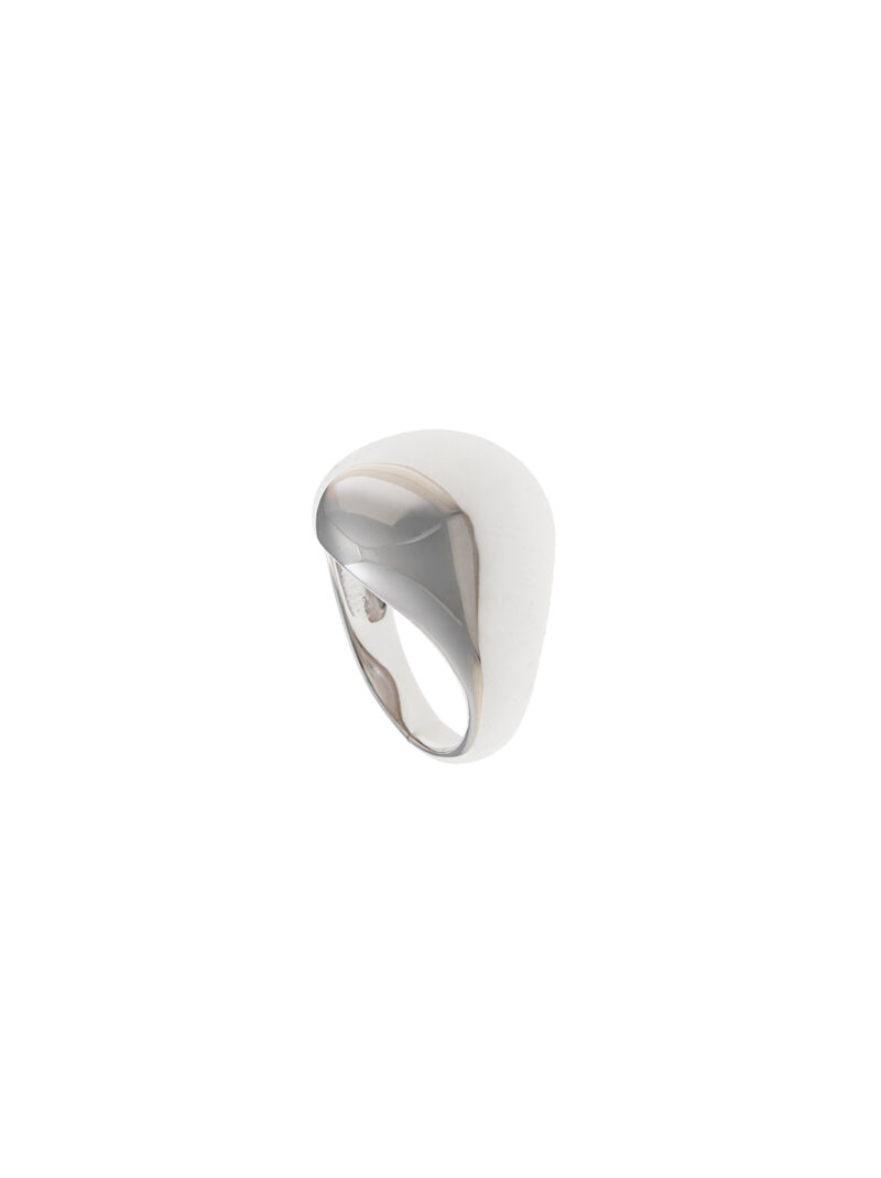 SORTIJA PLATA RODIO CIRCULO  LISO SALVATORE
