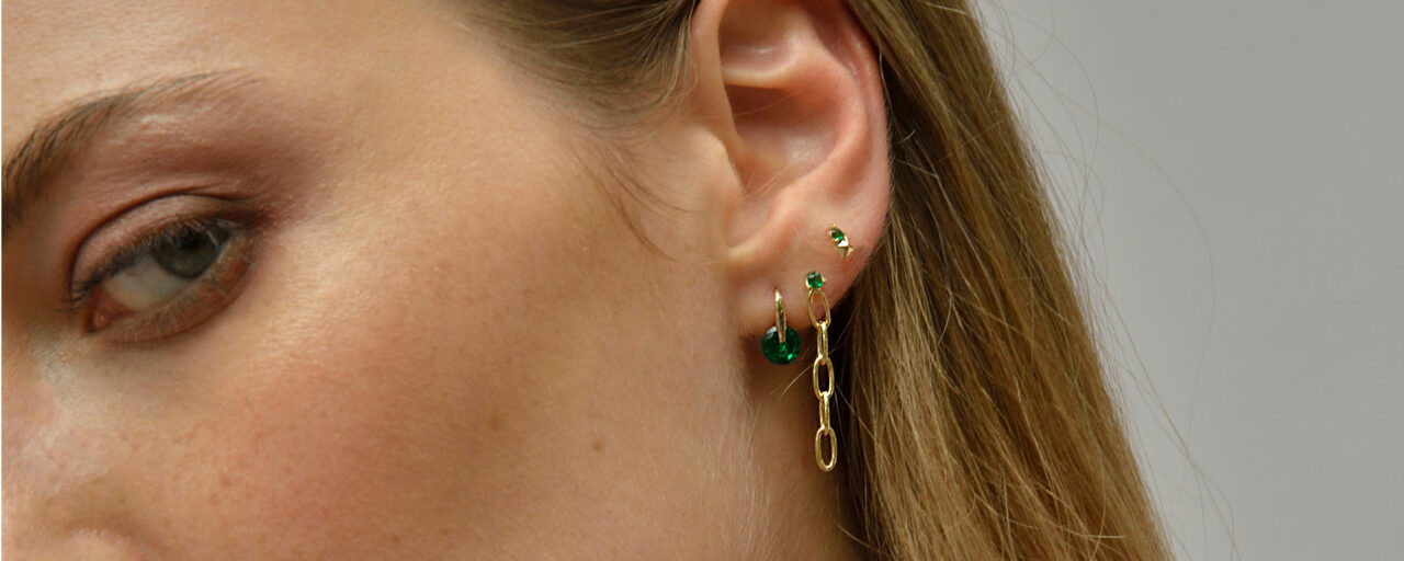 PENDIENTES PLATA CHAPADO DORADO TACHUELA PIRAMIDE 3 COLORES SALVATORE - Imagen 2