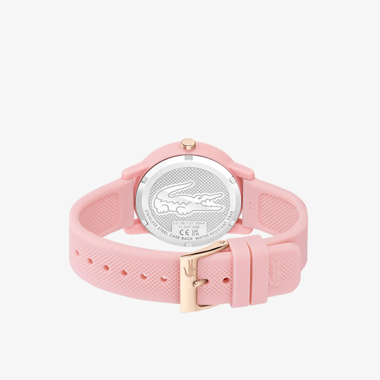 Reloj de mujer Lacoste.12.12 con correa de silicona rosa - Imagen 2