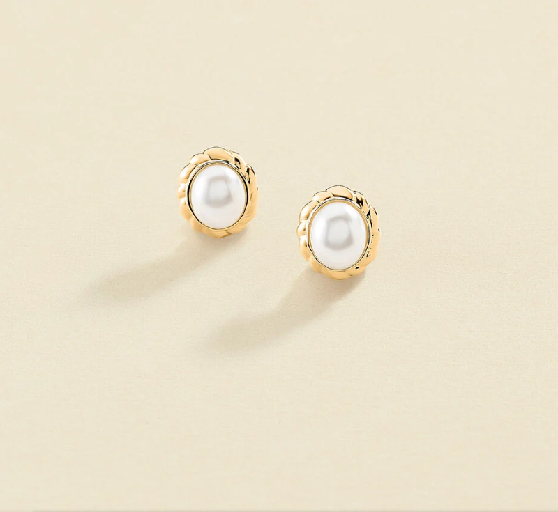 PENDIENTE OMEGA PERLA BISUTERIA AGATHA PARIS