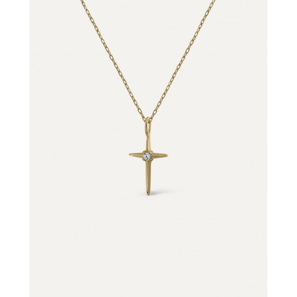 COLGANTE CRUZ DIAMANTE ORO 9K BEA SOLDADO