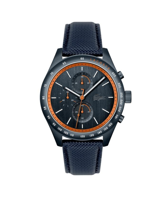 Reloj Lacoste Multifunción Caballero Piel Azul