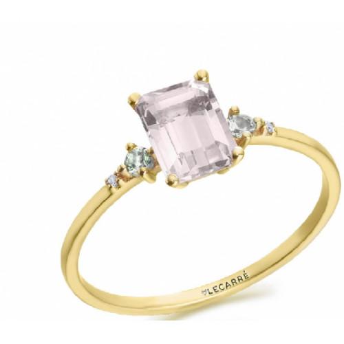 ANILLO AMATISTA AMT.VERD BRIL.0.008CT LECARRÉ
