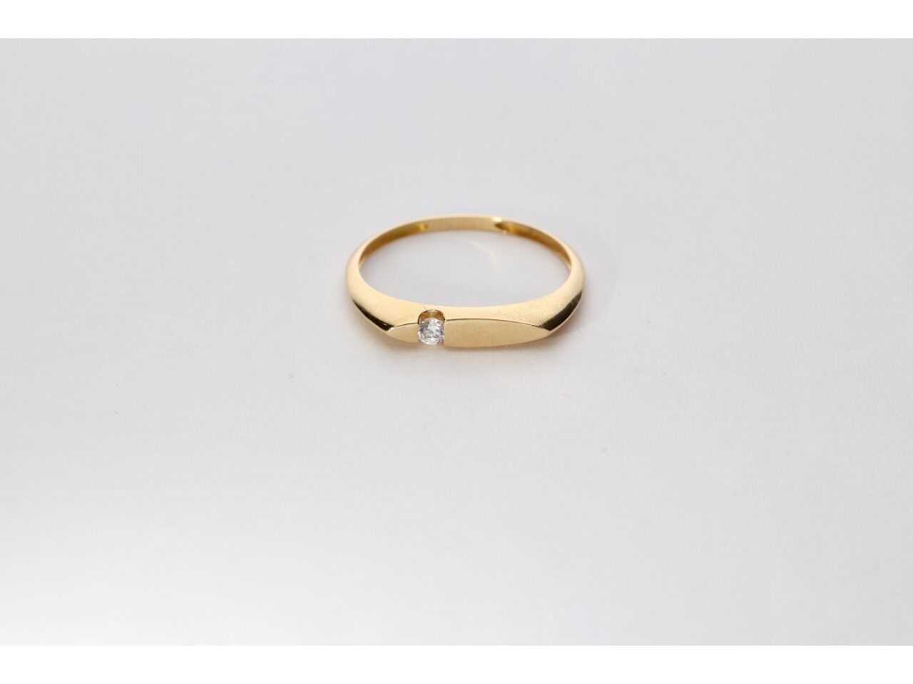 SORTIJA ORO 18K CIRCONITA BRILLO