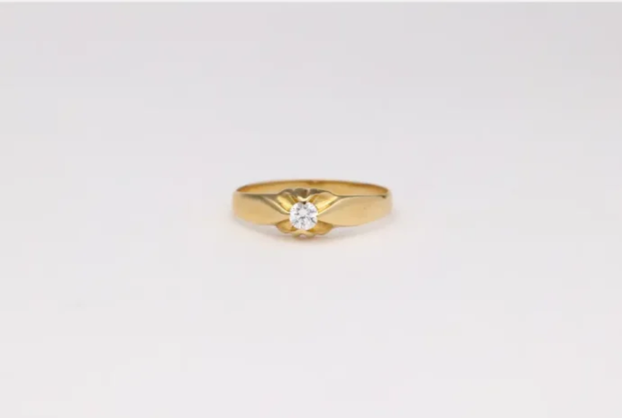 SELLO-SOLITARIO ORO 18K