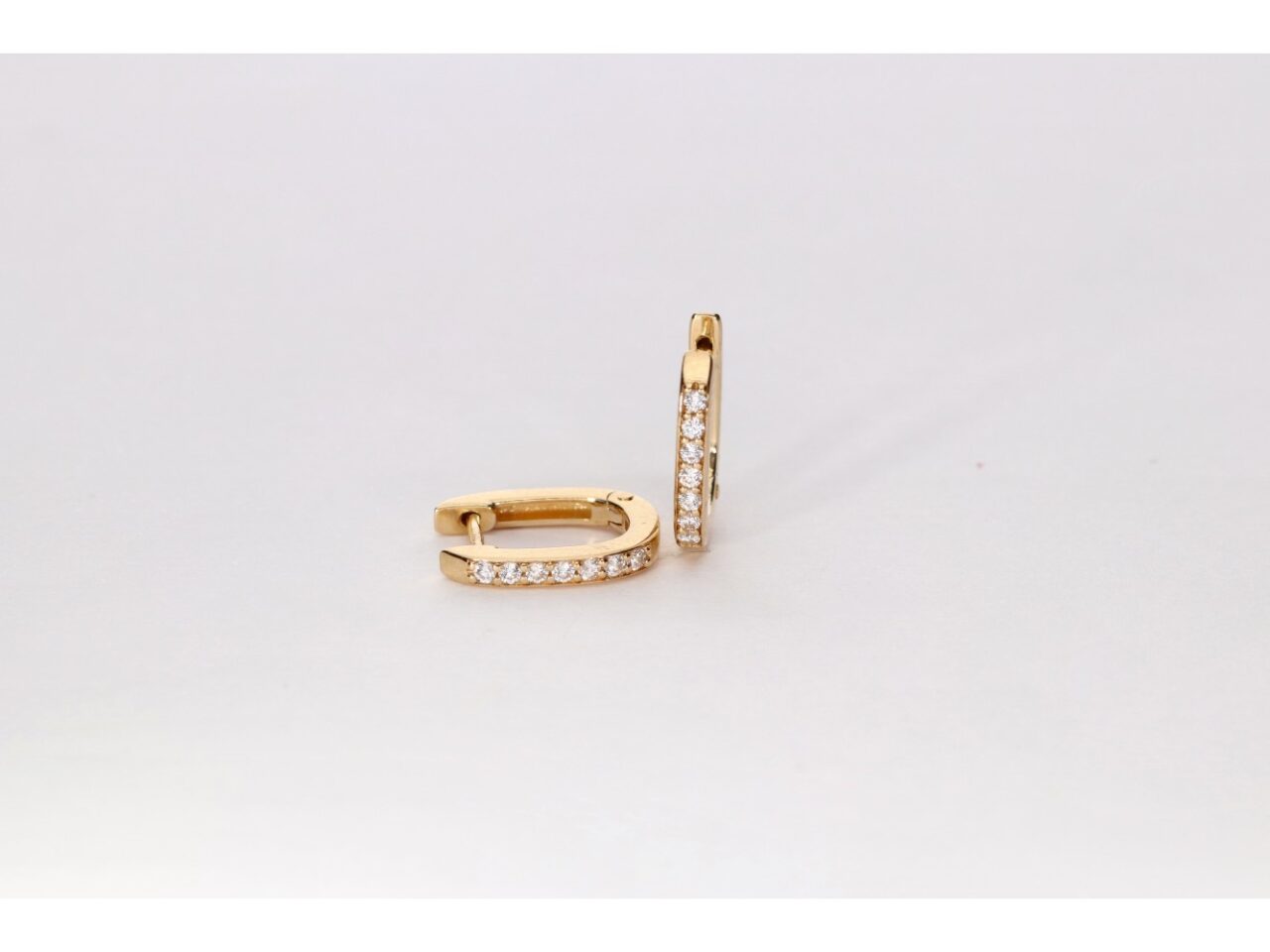 PENDIENTES ORO 18K ARO CIRCONITAS - Imagen 2