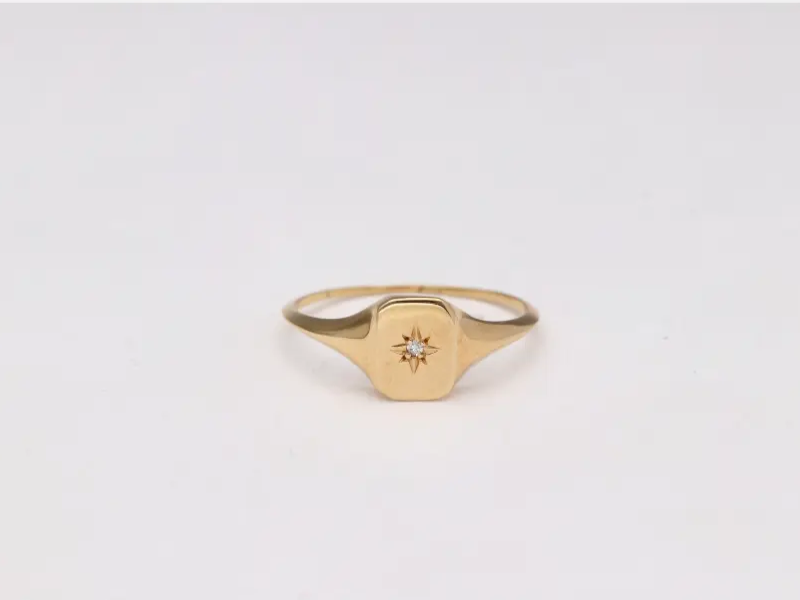 SORTIJA ORO 18K ESTRELLA COPO
