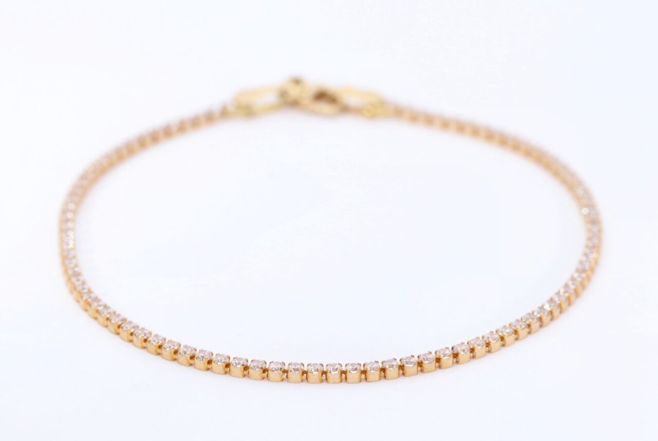 PULSERAS ORO 18K RIVIERE AMARILLO, BLANCO O ROSA