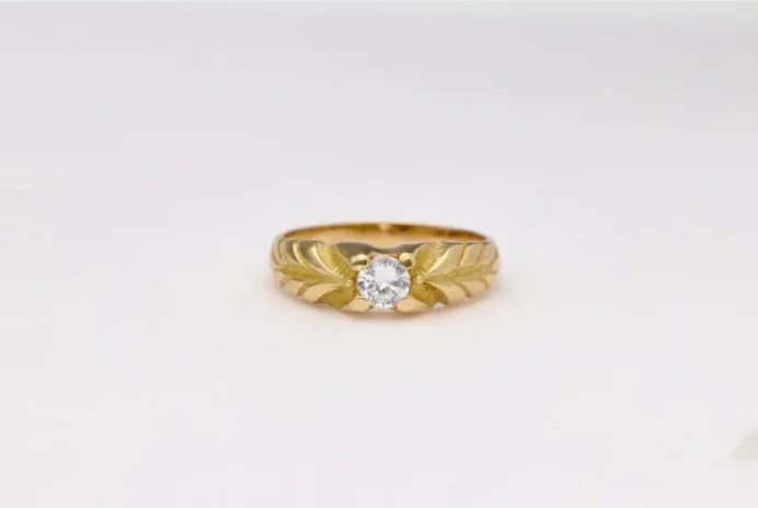 SELLO-SOLITARIO ORO 18K