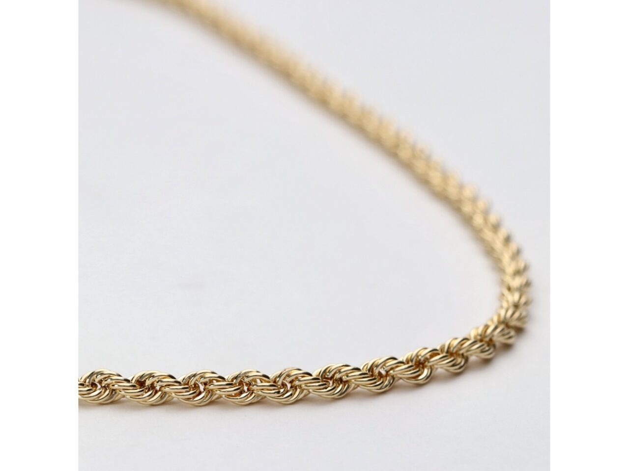 CADENA ORO 18K CORDON 3MM 6CM MACIZO
