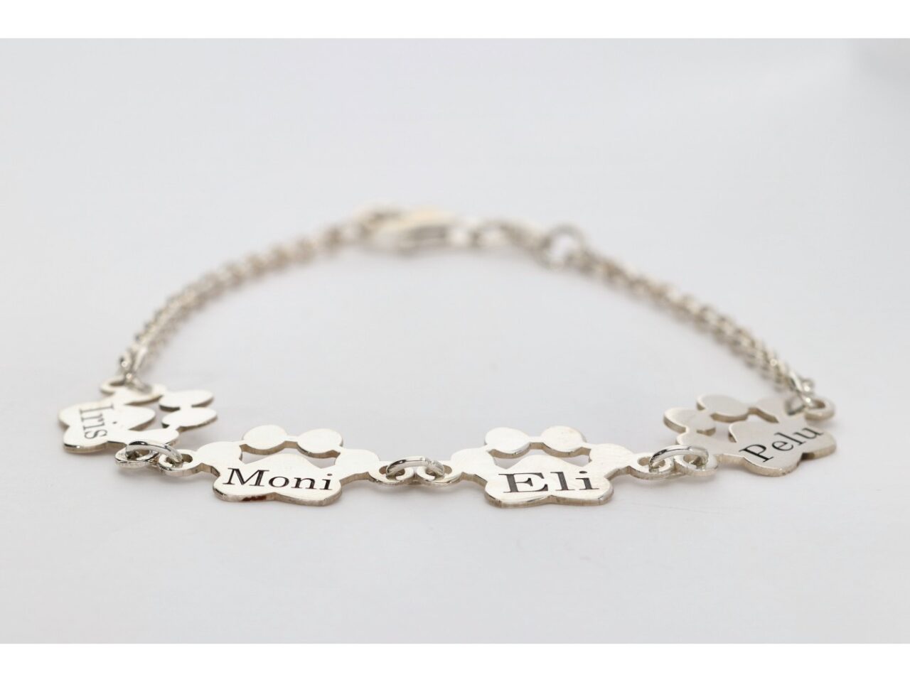 PULSERA PLATA 1º LEY HUELLAS PERSONALIZABLE - Imagen 3