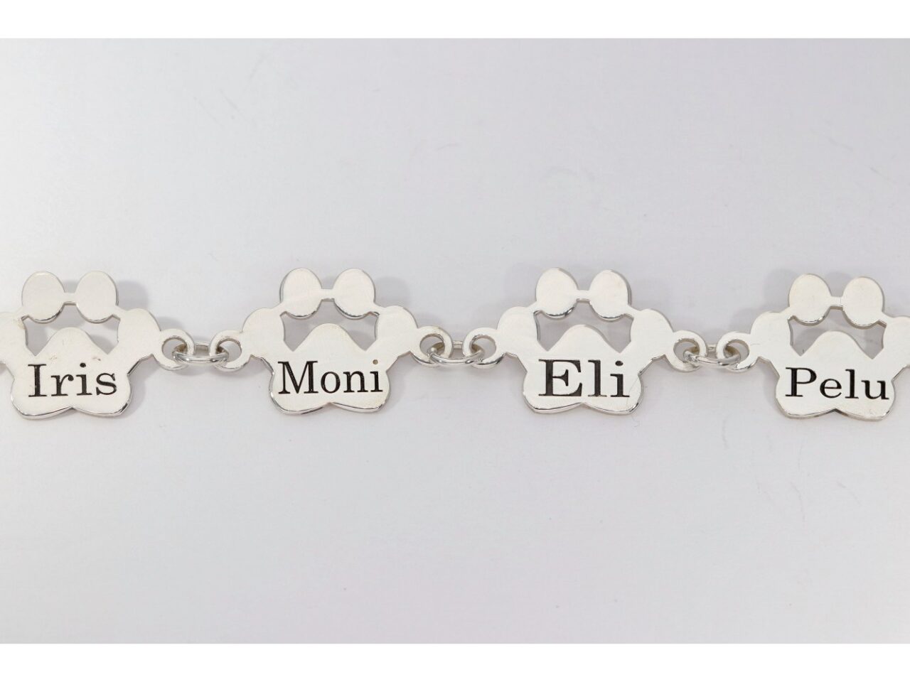 PULSERA PLATA 1º LEY HUELLAS PERSONALIZABLE - Imagen 4
