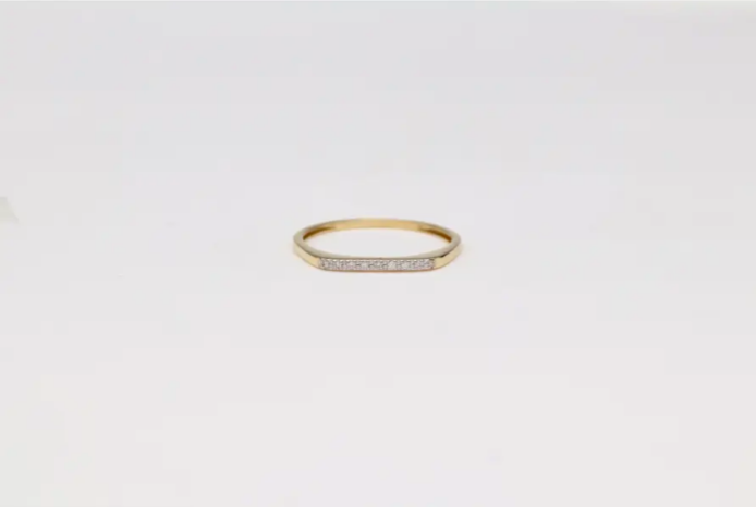 ANILLO OA 18K  Y BRILL 0.036CT LECARRÉ