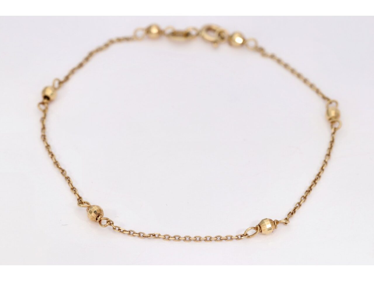 PULSERA ORO 18K BOLITAS ITALIANAS