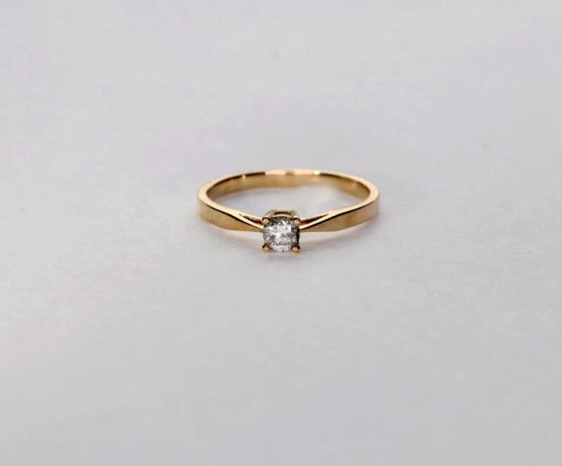 SOLITARIO ORO 18K BRILL. 3.90Ø