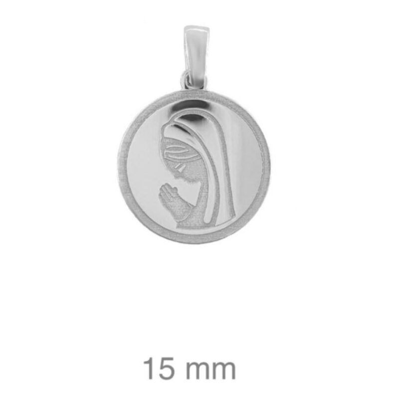 COLGANTE PLATA 1º VIRGEN COMUNIÓN