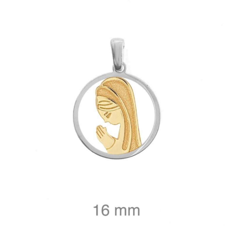 COLGANTE PLATA 1º VIRGEN NIÑA